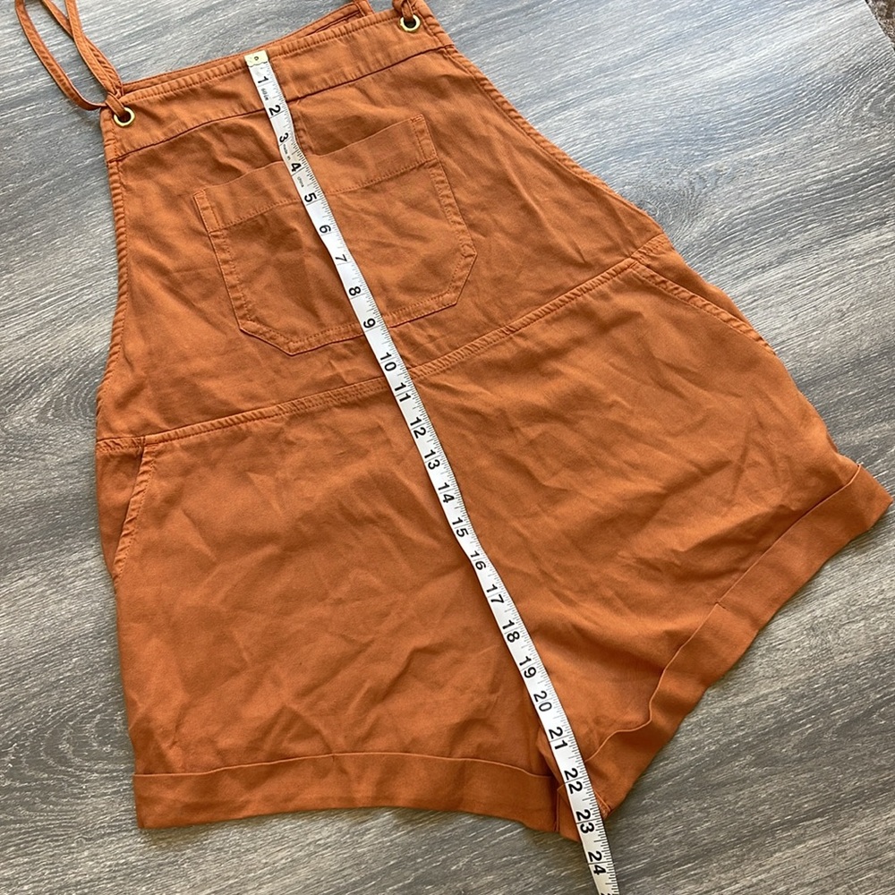 Billabong Wild Pursuit Overall Short Romper, Orange - Picture 11 of 11